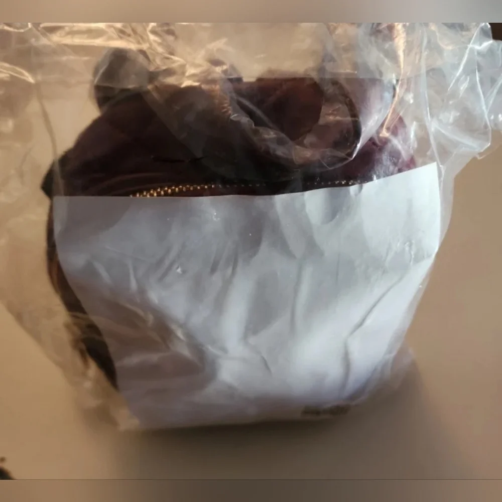 Badgley Mischka Small Quilted Diamond studded Burgundy Backpack